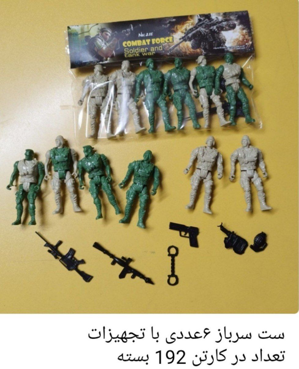 ست سرباز ۶ عددی با تجهیزات