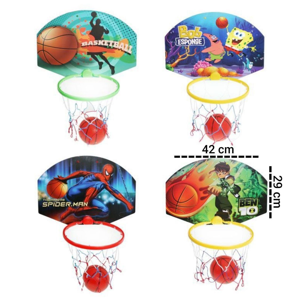 🔶 بسکتبال NBA بزرگ  ✅ سایز 42 × 29 کارتن ۱۲ عدد