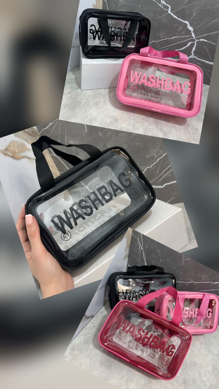 🔶 کیف آرایشی واش بگ برزنتی کوچک  ✅ ابعاد 24×15×8 cm  تعداد در کارتن 84 عدد
